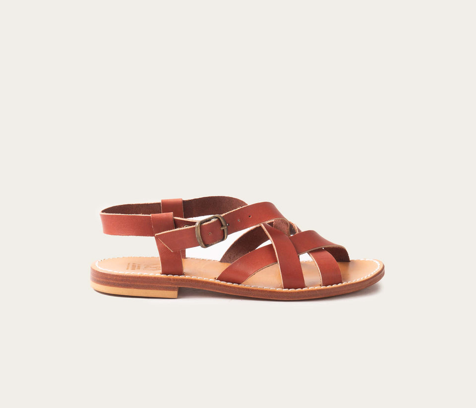 Brehat Sandale Bordeaux - Prix Doux